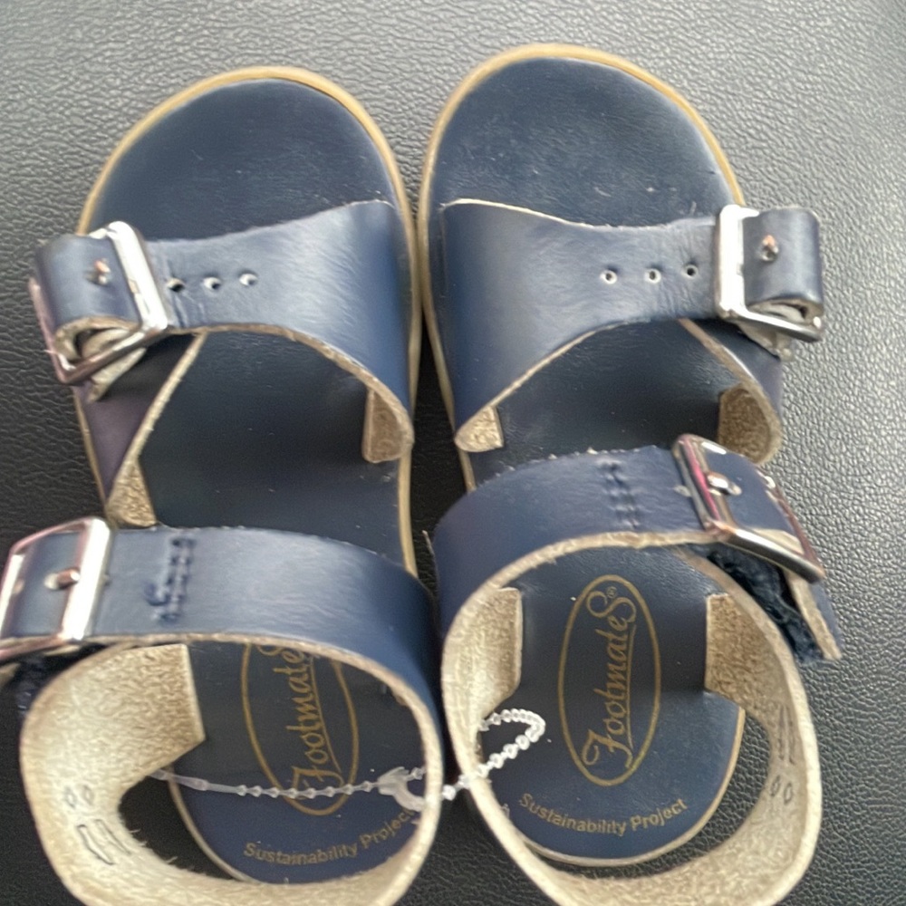 Footmates Kids Navy Sandals